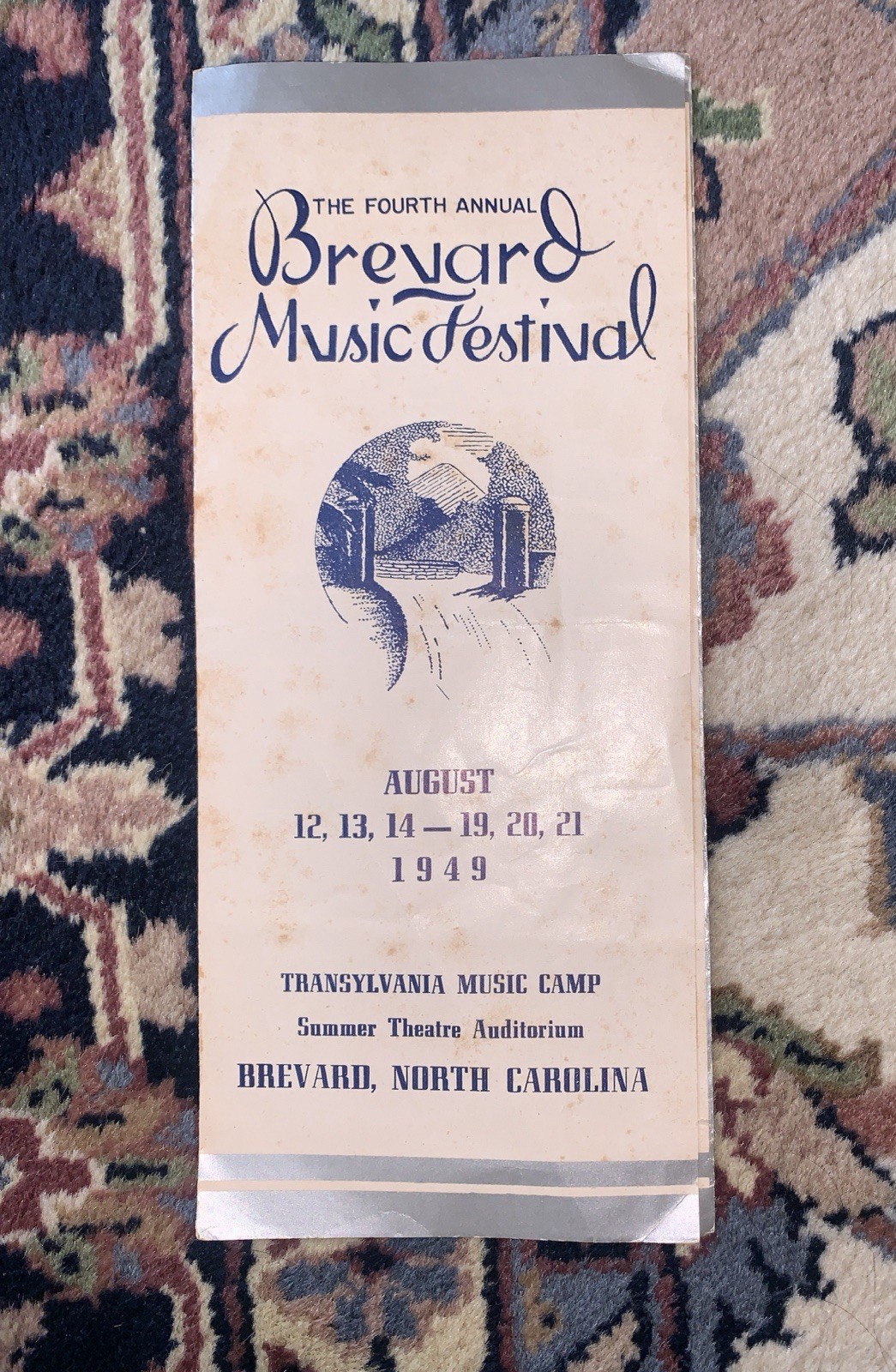 1940s North Carolina Brevard Music Festival Brochure