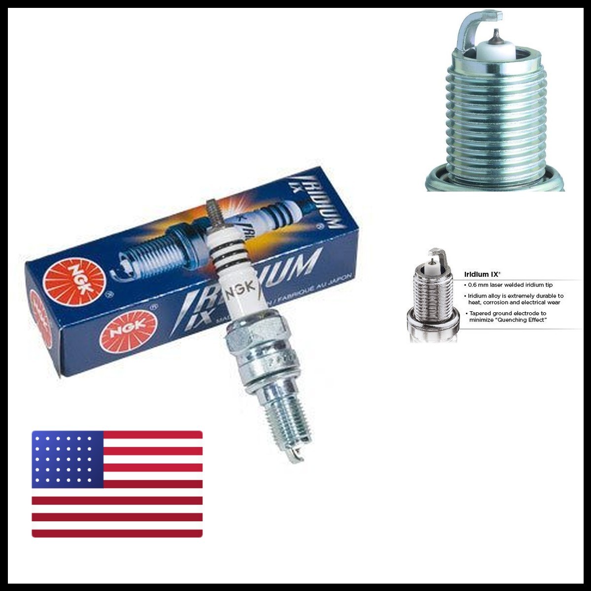 NTK 7803 NGK (DPR7EIX-9) Iridium Spark Plug (quantity 2 Per Order) NTK 7803 NGK (DPR7EIX-9) Iridium Spark Plug (quantity 2 Per Order)