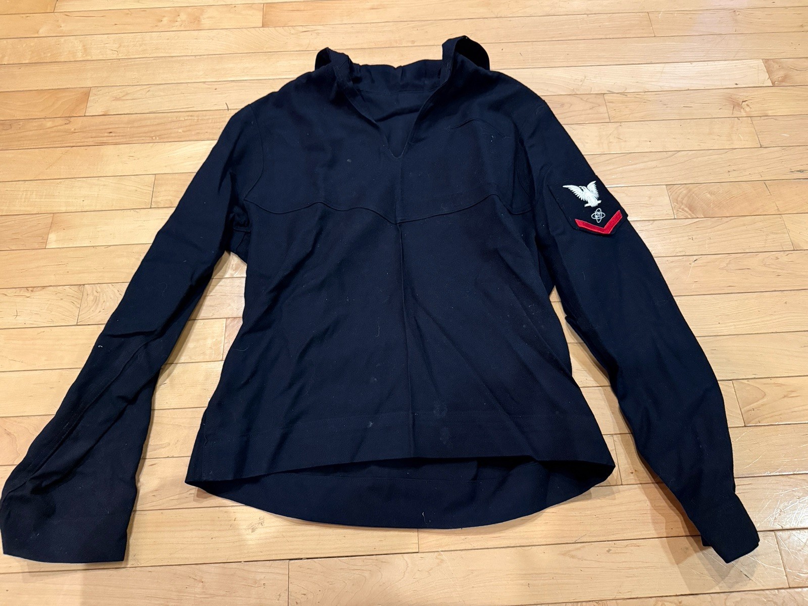 VINTAGE 1970 NAVY SAILOR UNDRESS BLUE JUMPER CRACKER JACK UNIFORM BLOUSE Mens M VINTAGE 1970 NAVY SAILOR UNDRESS BLUE JUMPER CRACKER JACK UNIFORM BLOUSE Mens M