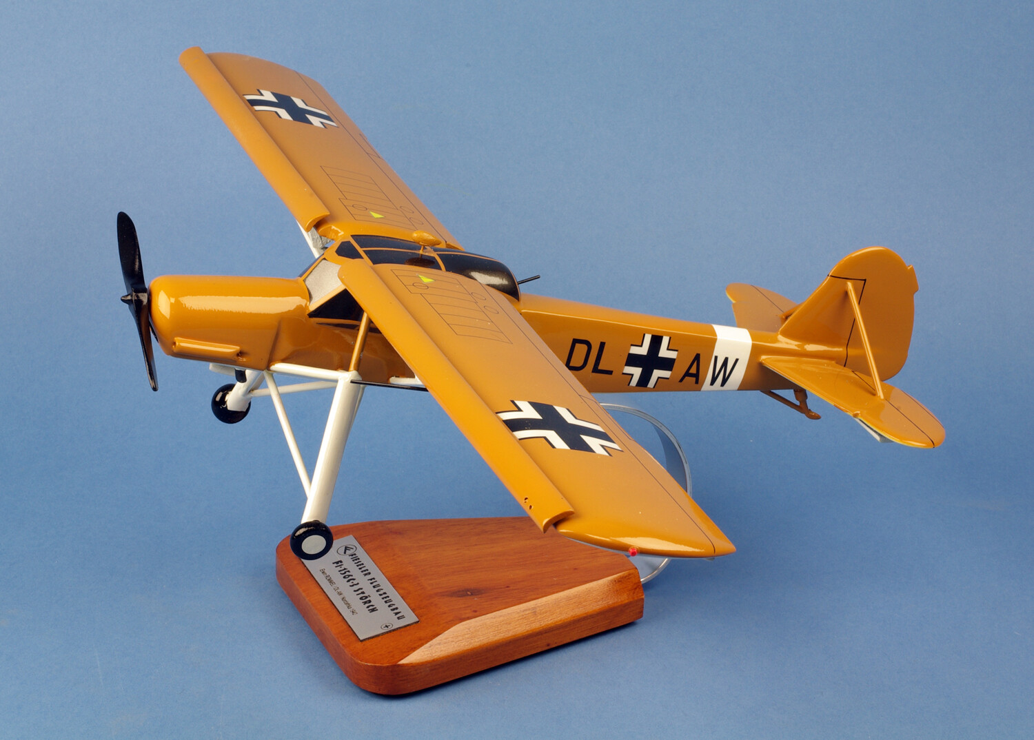 Fieseler Fi 156 Storch Africa Corps Erwin Rommel WW2 Desk Model 1/30 PS Airplane