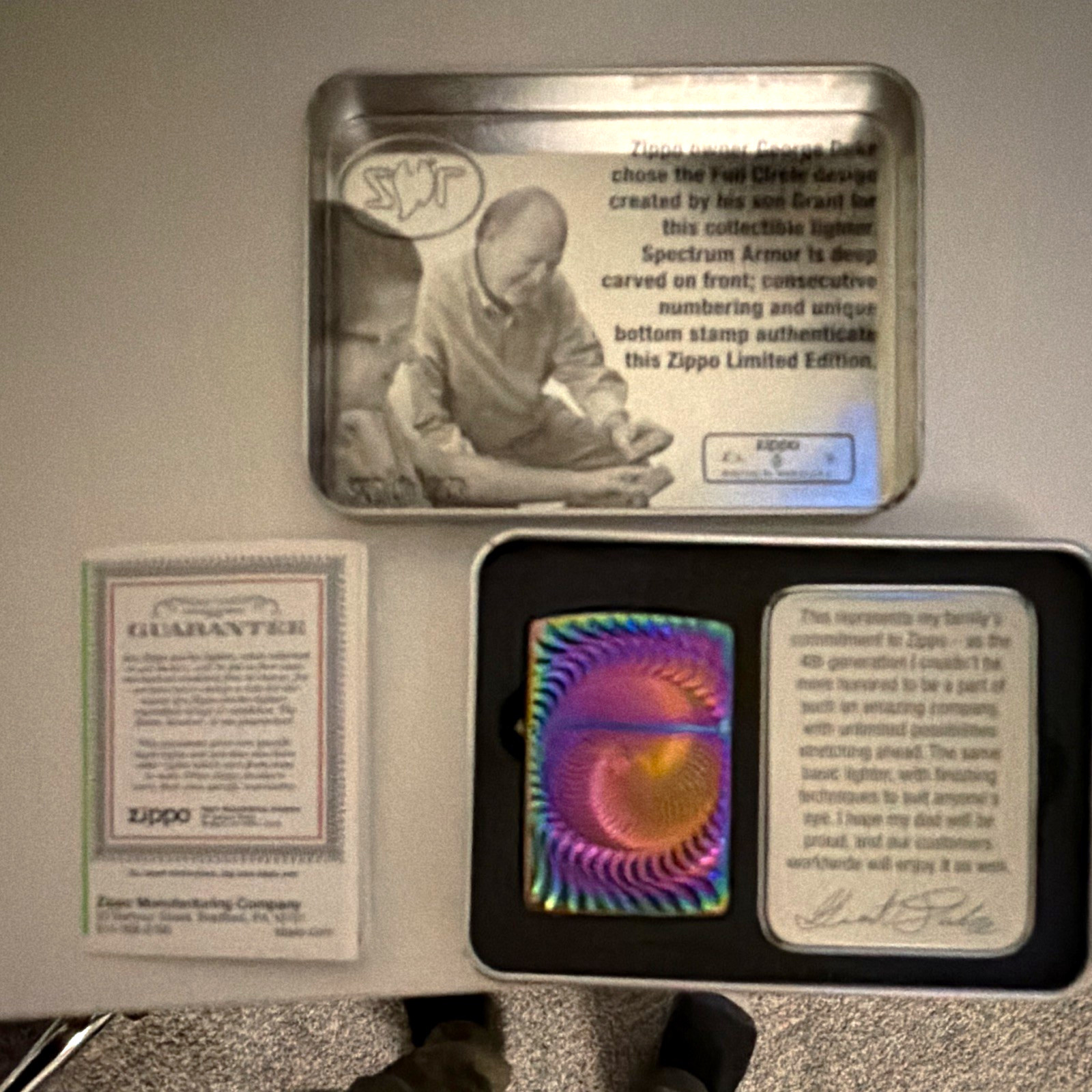 ZIPPO Full Circle 2015 collectible of the year | 1 of 12,000 | USED