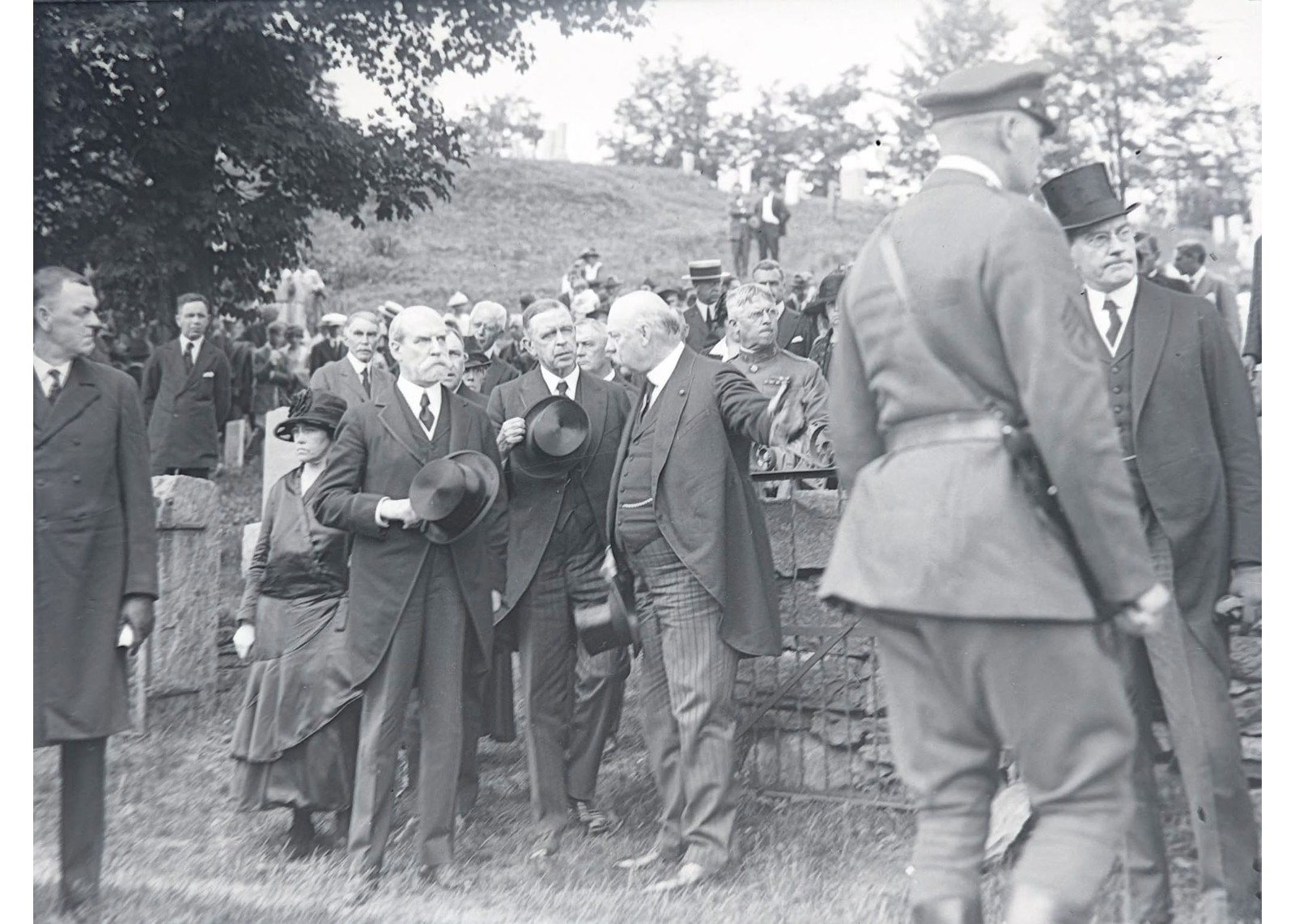 1921 President Warren G Harding Cabinet Hughes Weeks Glass Plate Negative OOAK