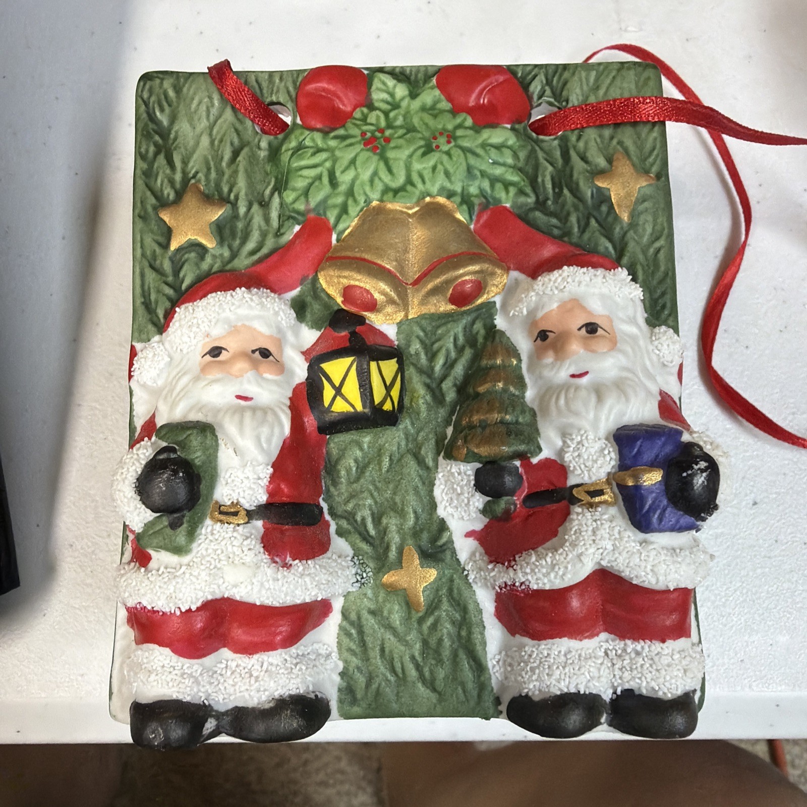 SANTA CLAUSE GIFT BOX CERMIC NWT SANTA CLAUSE GIFT BOX CERMIC NWT