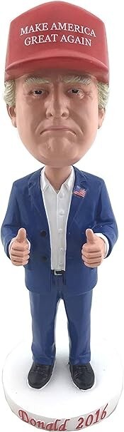 Donald Trump Bobblehead with MAGA Hat