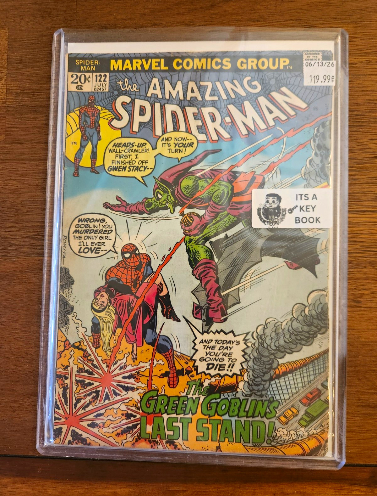 Marvel Amazing Spider-Man #122 (1973) Green Goblin's Last Stand Marvel Amazing Spider-Man #122 (1973) Green Goblin's Last Stand