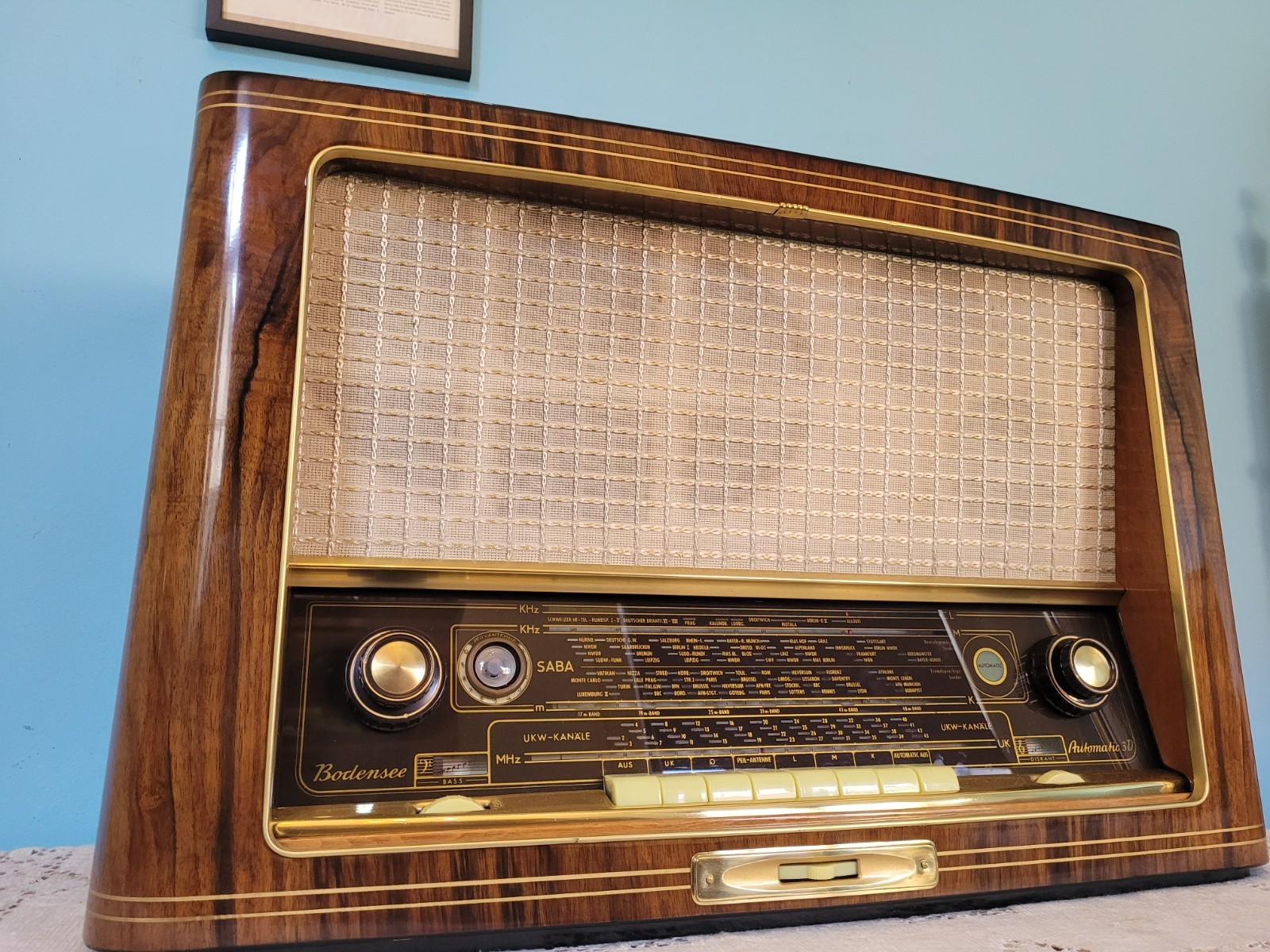 Tube Radio Restored - Saba Bodensee Automatic 3DS - Bluetooth