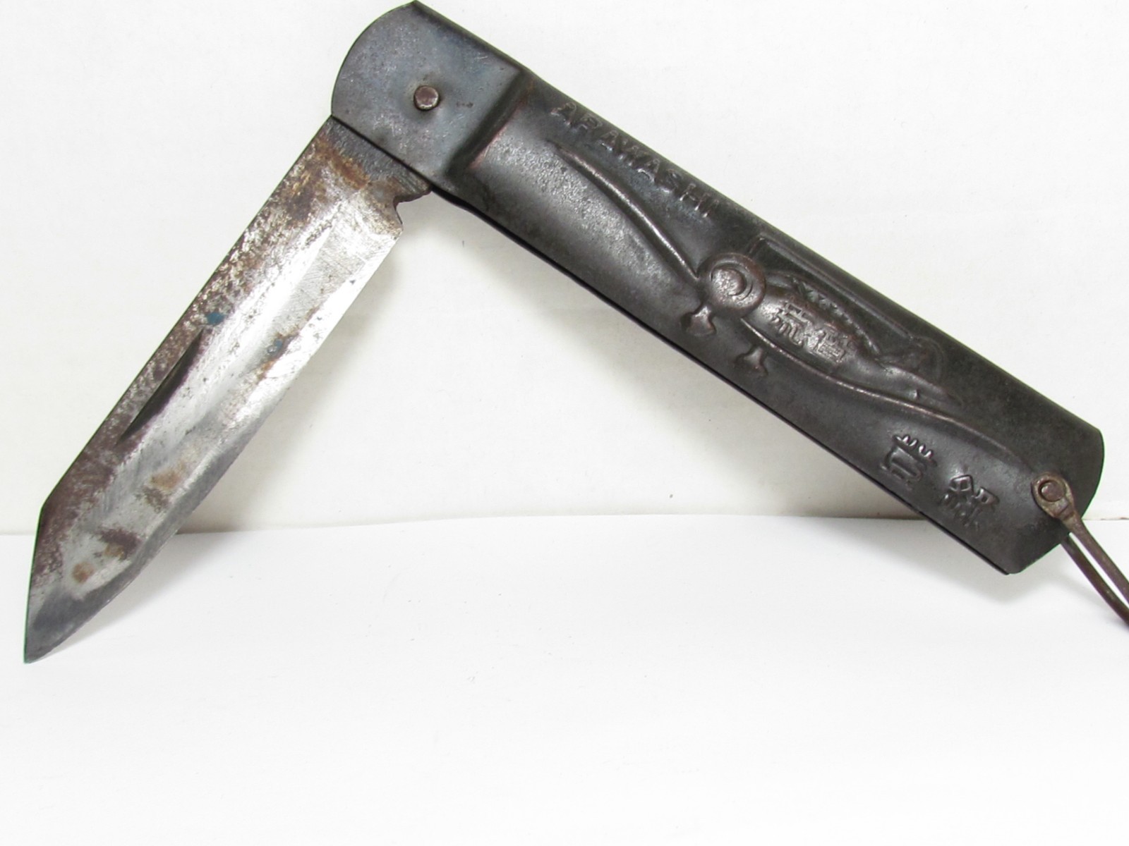 LARGE WW2 JAPANESE PILOT POCKET KNIFE LARGE WW2 JAPANESE PILOT POCKET KNIFE