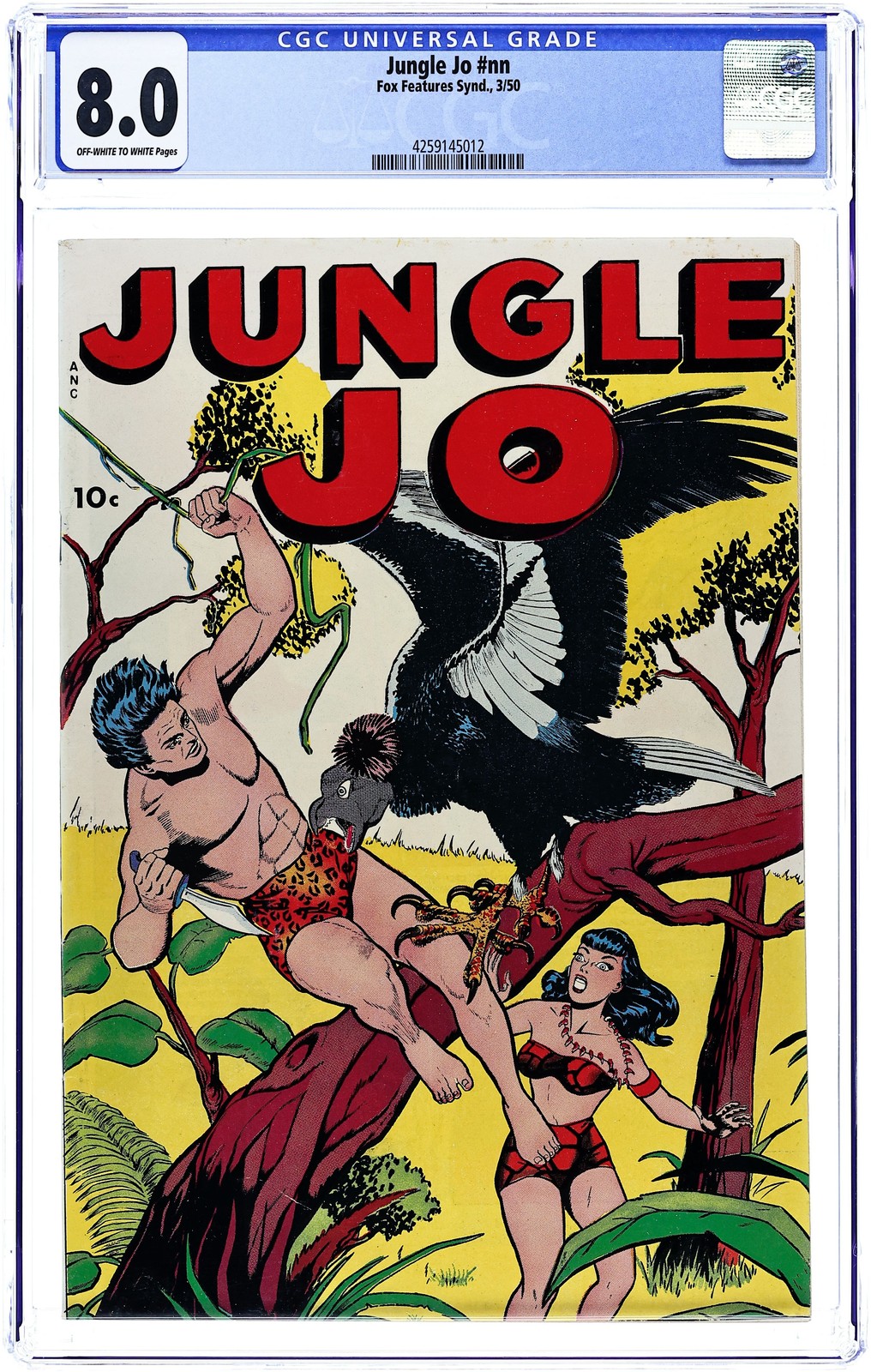 Jungle Jo NN CGC 8.0 1950 4259145012
