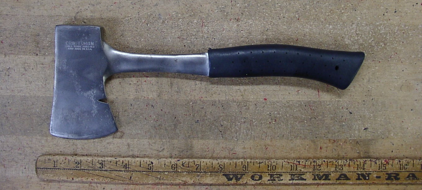 Vintage Craftsman-Trade Mark-M-4810 Steel Handle Hatchet,1lb.9.6oz.,Excellent Vintage Craftsman-Trade Mark-M-4810 Steel Handle Hatchet,1lb.9.6oz.,Excellent