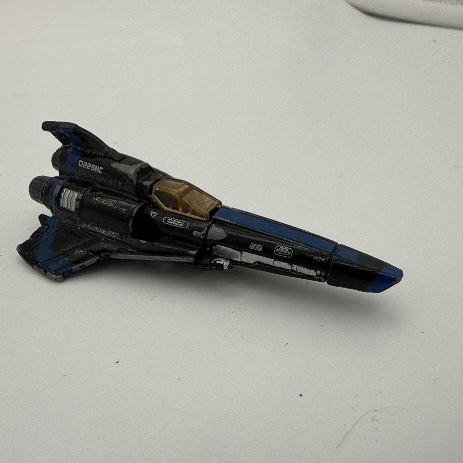 Hasbro Titanium Series Cast Battlestar Galactica Colonial Viper Mark II Black OP