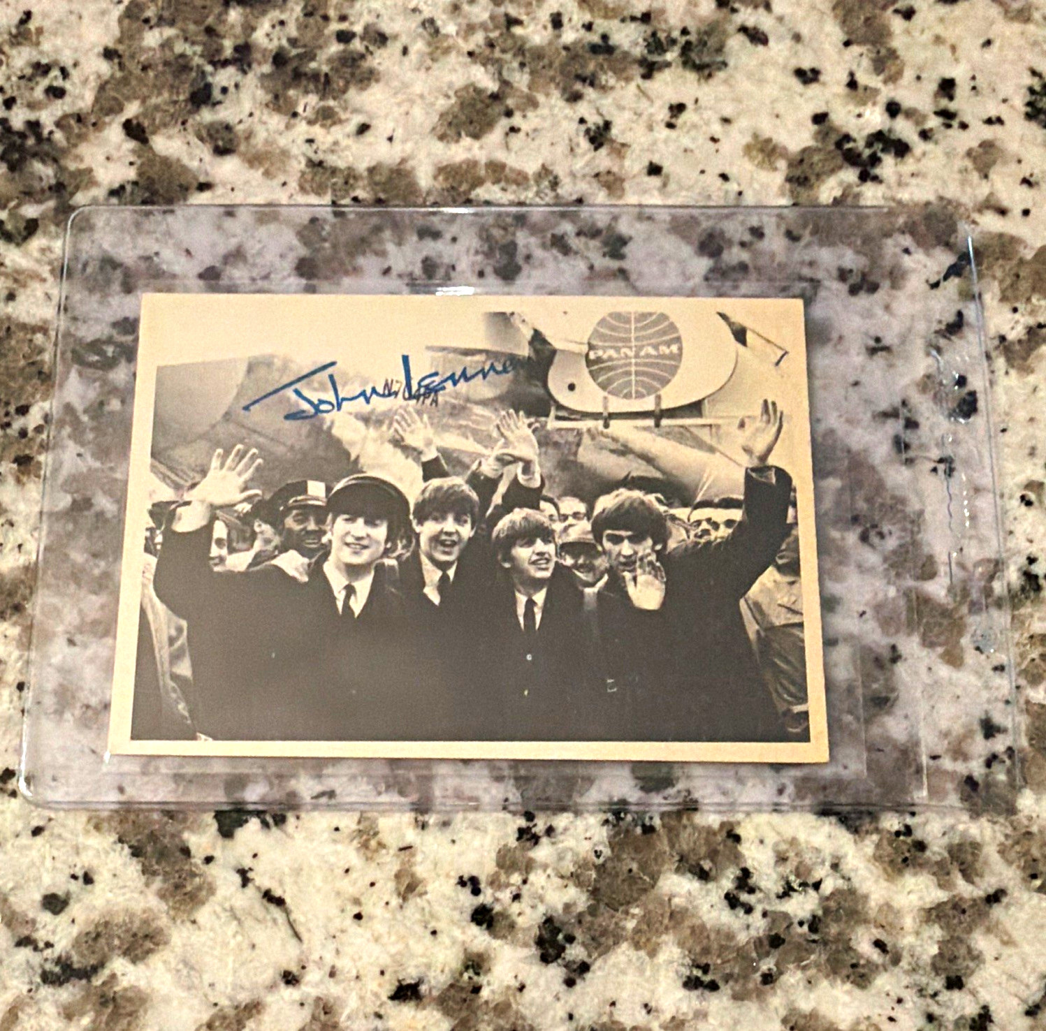 D.C.G. 1964 The Beatles 2nd Series #75 “The Beatles” Non-Sport Card Autographed D.C.G. 1964 The Beatles 2nd Series #75 “The Beatles” Non-Sport Card Autographed