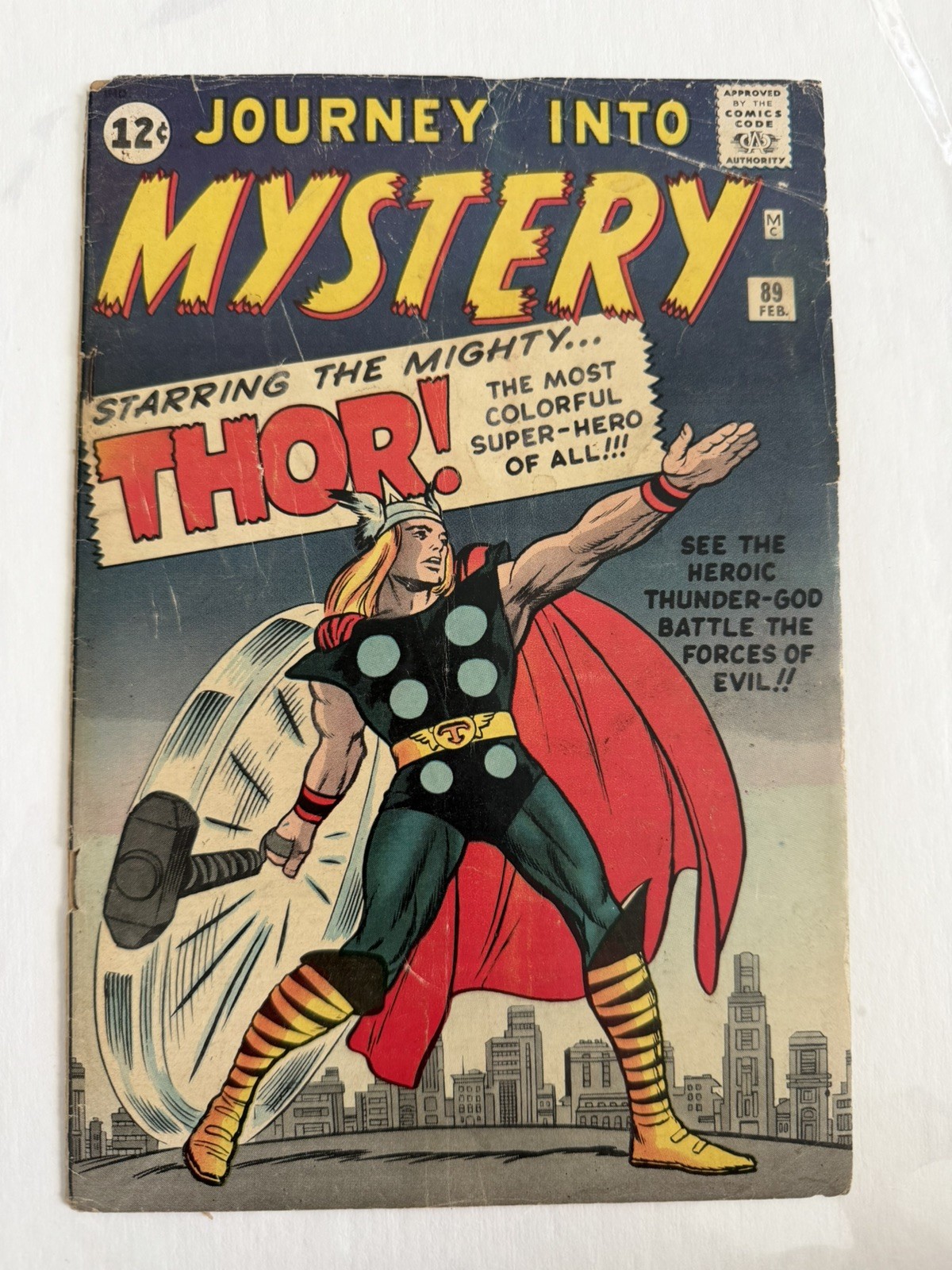 Journey into Mystery #89 Origin Retold CLASSIC THOR COVER Marvel Silver Age Journey into Mystery #89 Origin Retold CLASSIC THOR COVER Marvel Silver Age