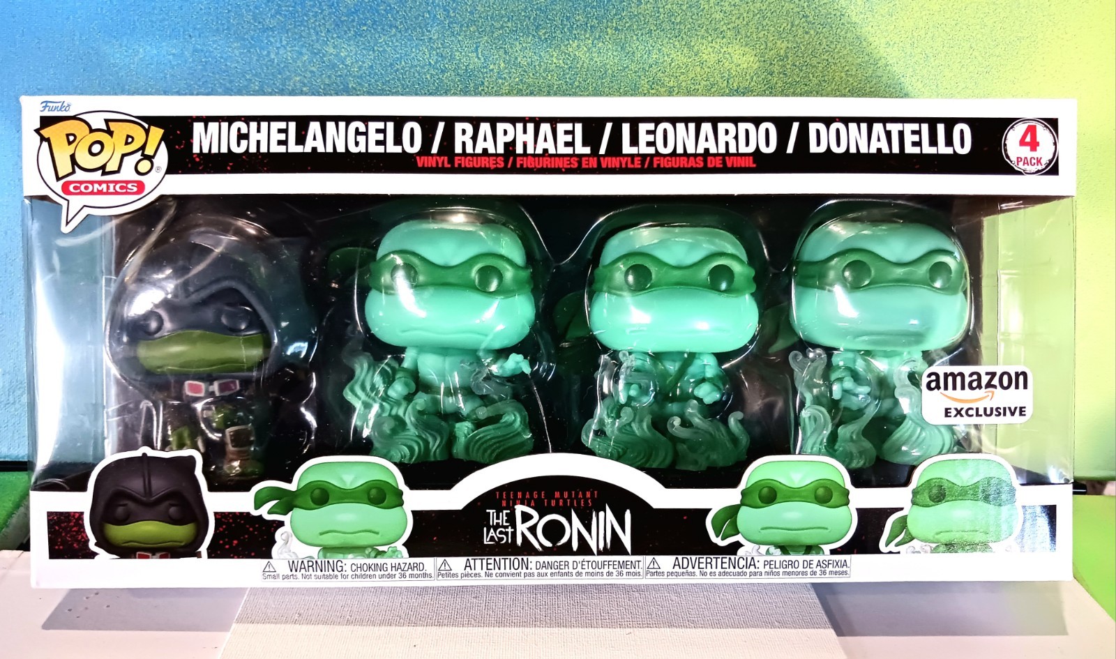 Funko Pop TMNT The Last Ronin 4-Pack Amazon Exclusive Ghost Spirits Figures 2025