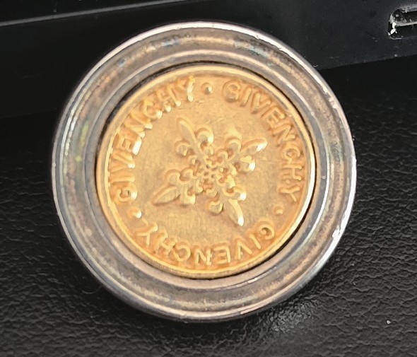 Vintage Givenchy Gold Tone Button