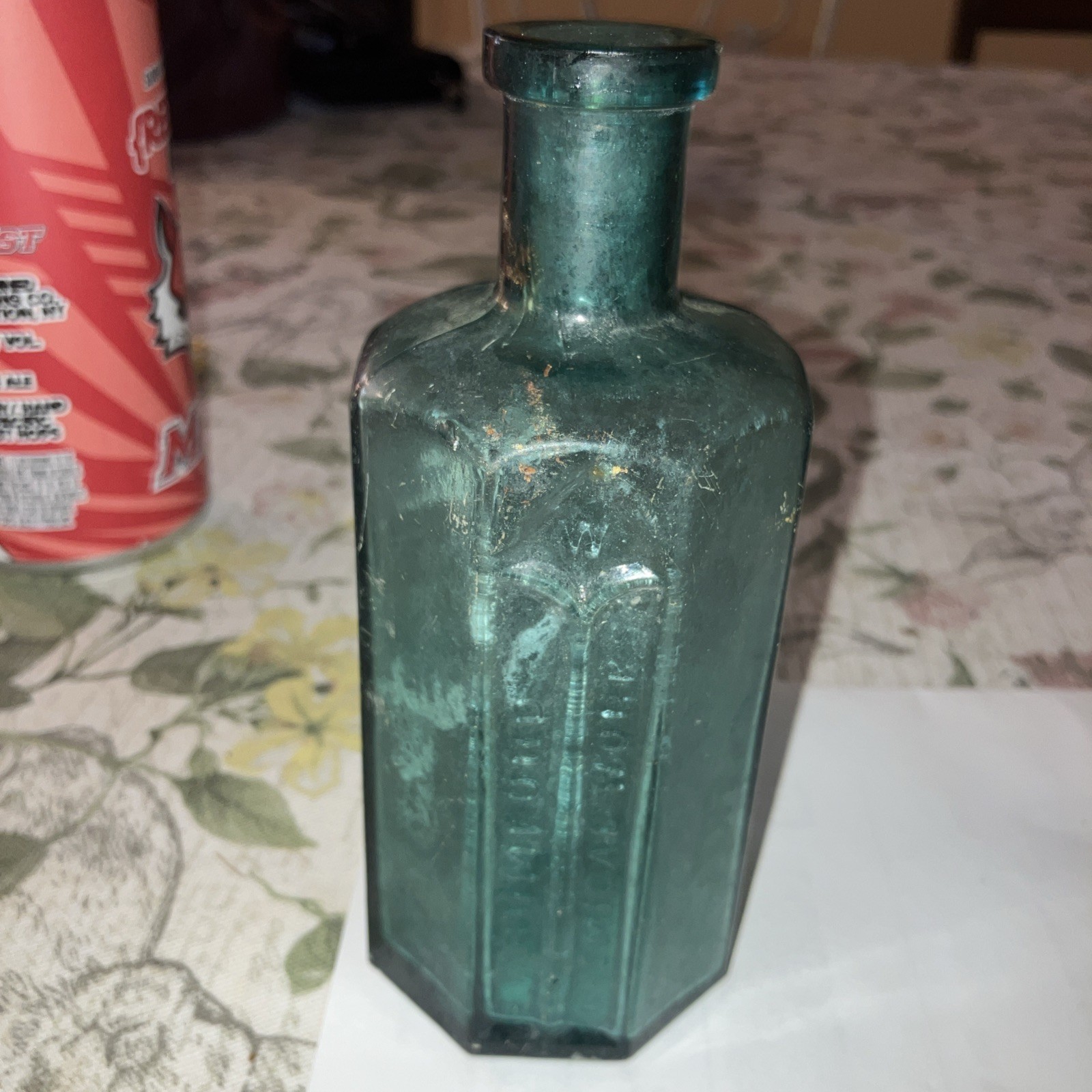 ANTIQUE SCARCE VARIANT RUMFORD PATENTED 1868 LONG NECK TEAL BLUE MEDICINE BOTTLE ANTIQUE SCARCE VARIANT RUMFORD PATENTED 1868 LONG NECK TEAL BLUE MEDICINE BOTTLE