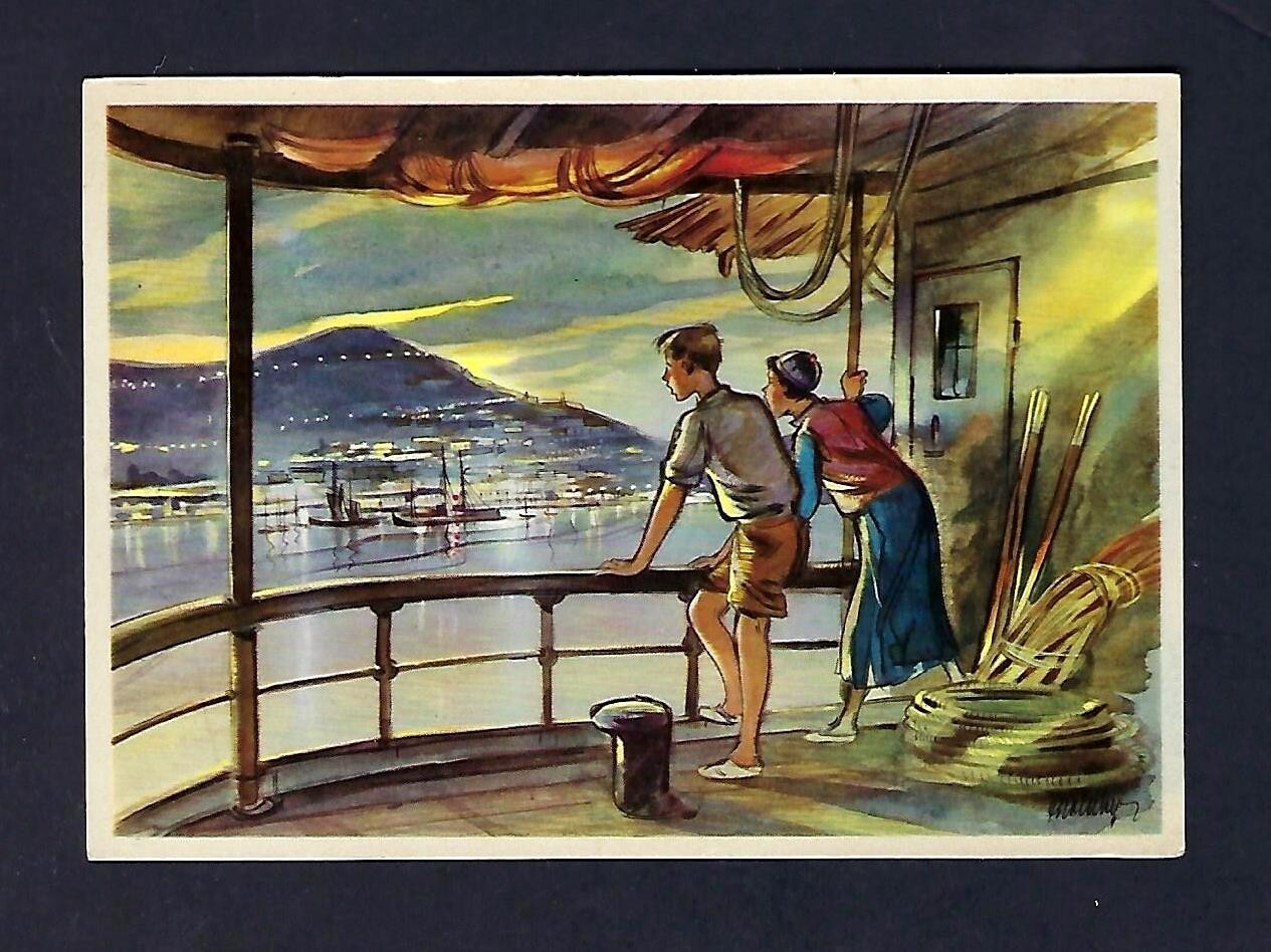 c1930's Sanella-Bilder Margarine Trade Card #14, Sammelwerk China-Tibet Japan
