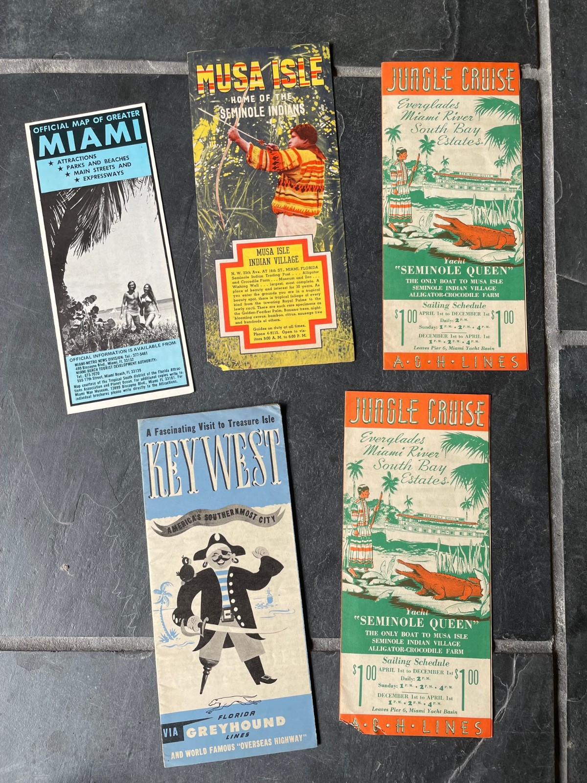 Lot Antique Florida Travel Tourism Brochures Miami Everglades Seminole Indian Lot Antique Florida Travel Tourism Brochures Miami Everglades Seminole Indian