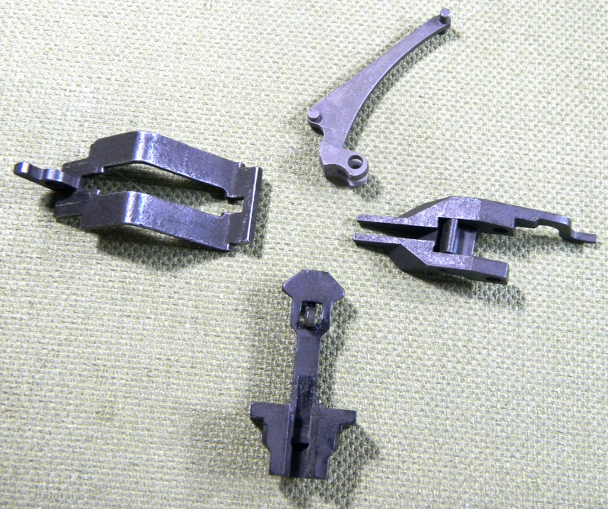 M1 Garand USGI Parts Set, Follower, Follower Arm, Bullet Guide, Op Rod Catch M1 Garand USGI Parts Set, Follower, Follower Arm, Bullet Guide, Op Rod Catch
