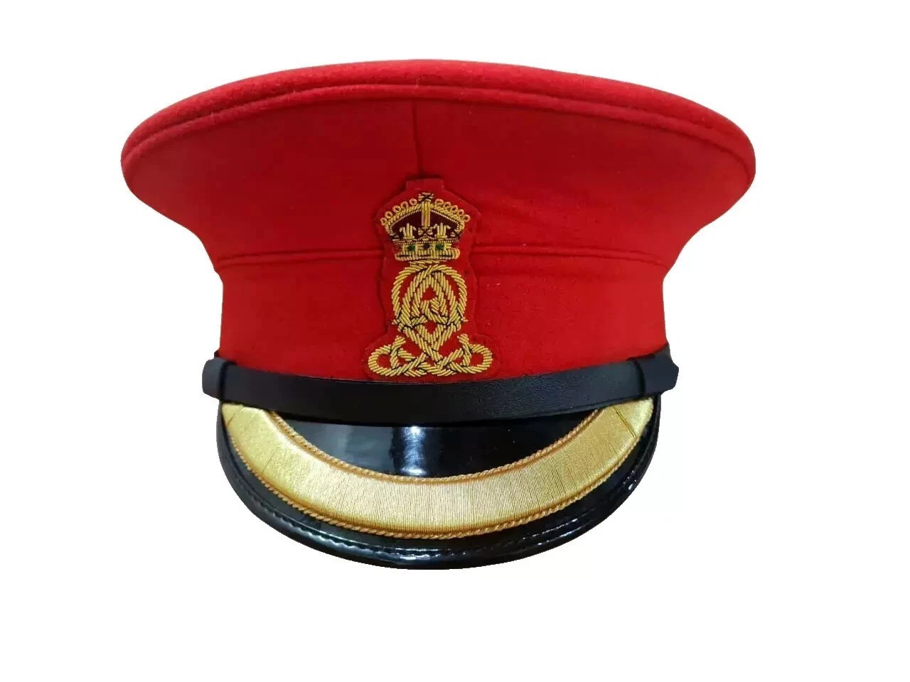 1912 British 7th Queen’s Own Hussars Officer Cap – Reproduction Peaked Military 1912 British 7th Queen’s Own Hussars Officer Cap – Reproduction Peaked Military