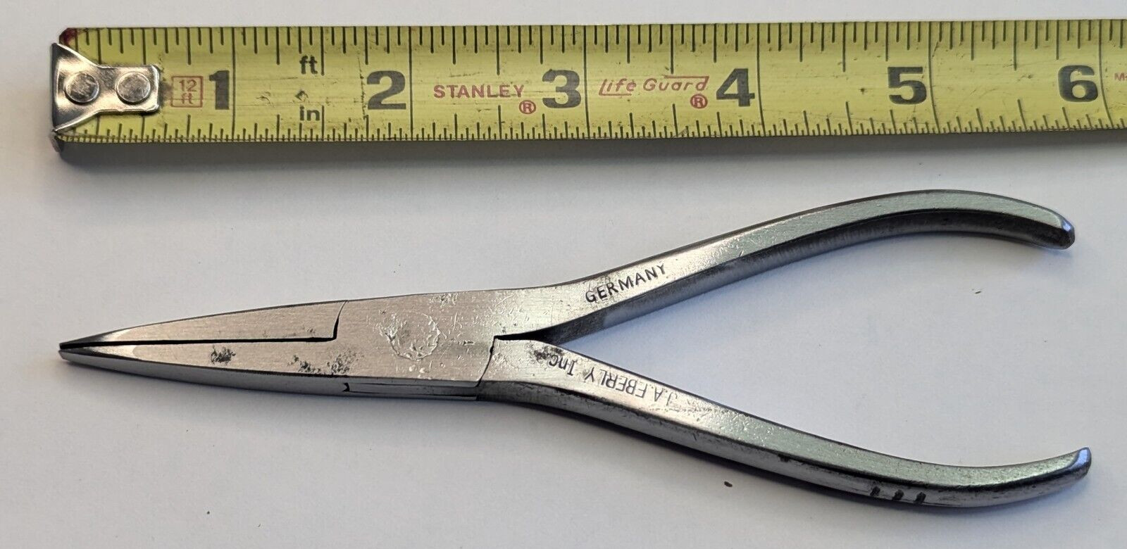 VINTAGE DUCKBILL PLIERS J.A. EBERLY INC. GERMANY VINTAGE DUCKBILL PLIERS J.A. EBERLY INC. GERMANY