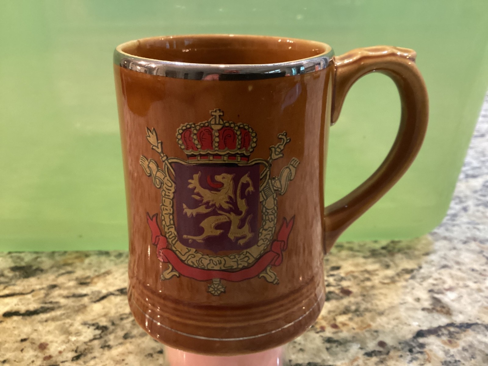 Vintage Belgium Crest Coat of Arms Souvenir Glazed Ceramic Coffee Tea Mug NICE Vintage Belgium Crest Coat of Arms Souvenir Glazed Ceramic Coffee Tea Mug NICE