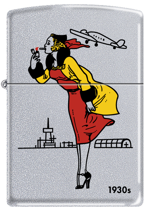 Zippo 1930s Windy Girl Satin Chrome Windproof Lighter VERY RARE HARD TO FIND Zippo 1930s Windy Girl Satin Chrome Windproof Lighter VERY RARE HARD TO FIND