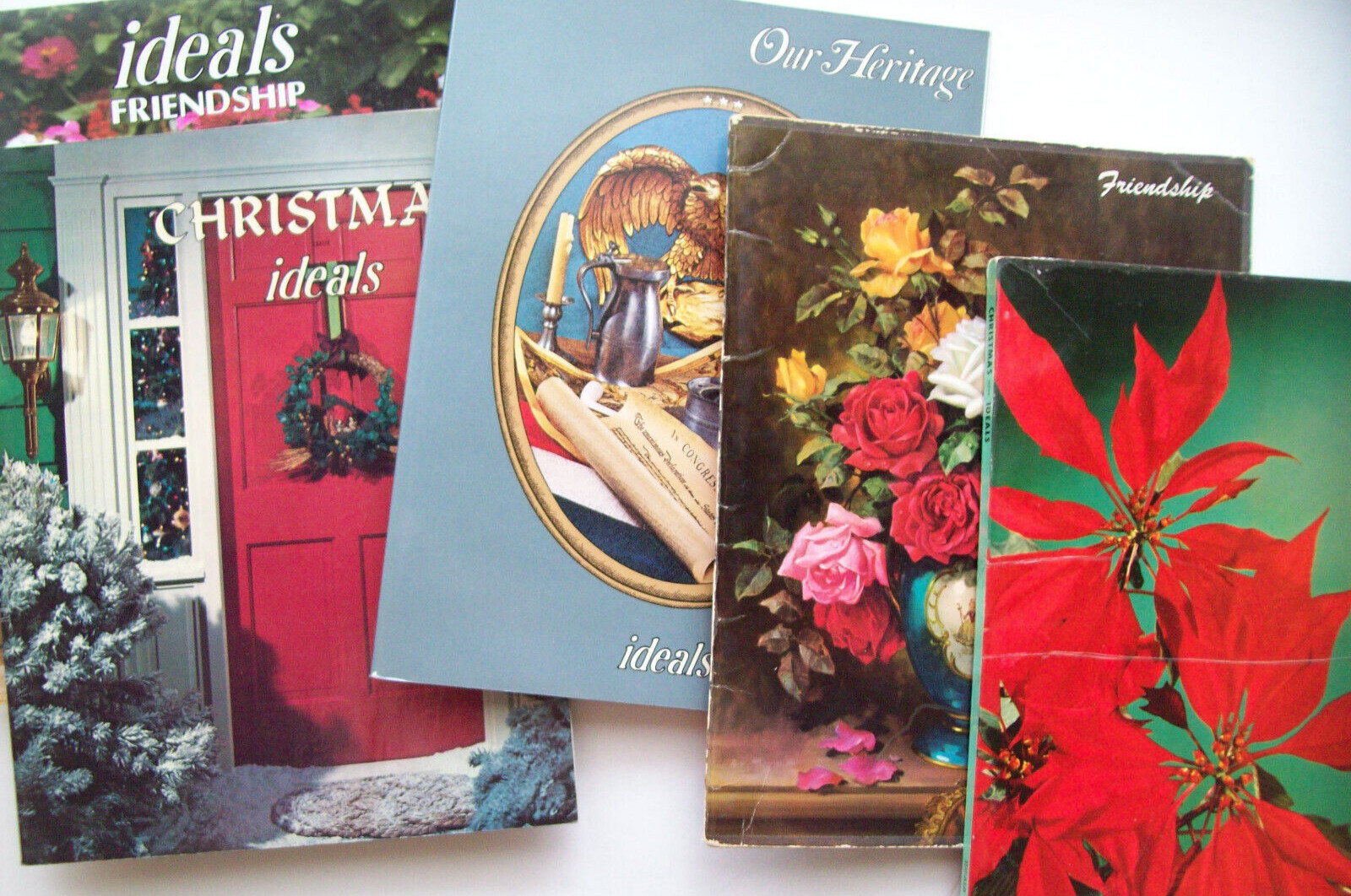 Lot of 5 Ideals magazines, Christmas, Friendship, Heritage \'57 \'61, \'73,\'74,\'94