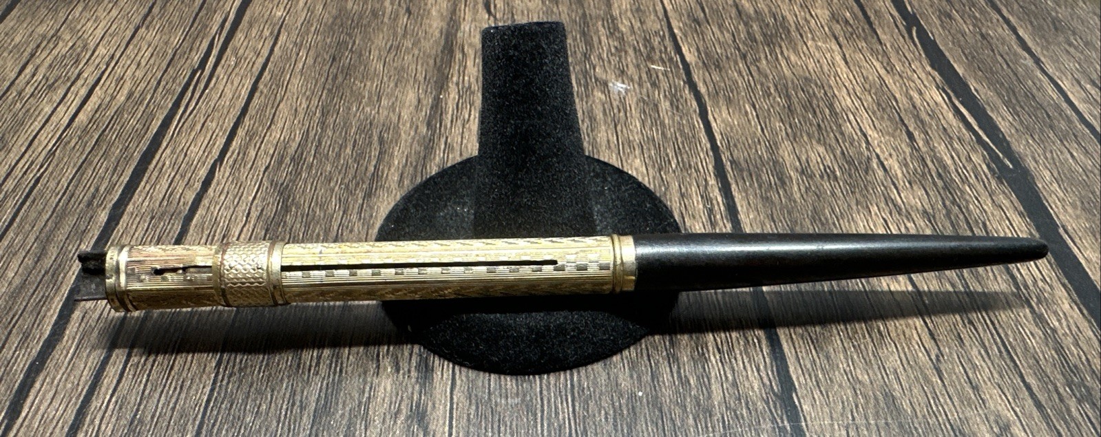 Antique Retractable Dip Pen Gold Filled Overlay Victorian Calligraphy NIB Holder Antique Retractable Dip Pen Gold Filled Overlay Victorian Calligraphy NIB Holder