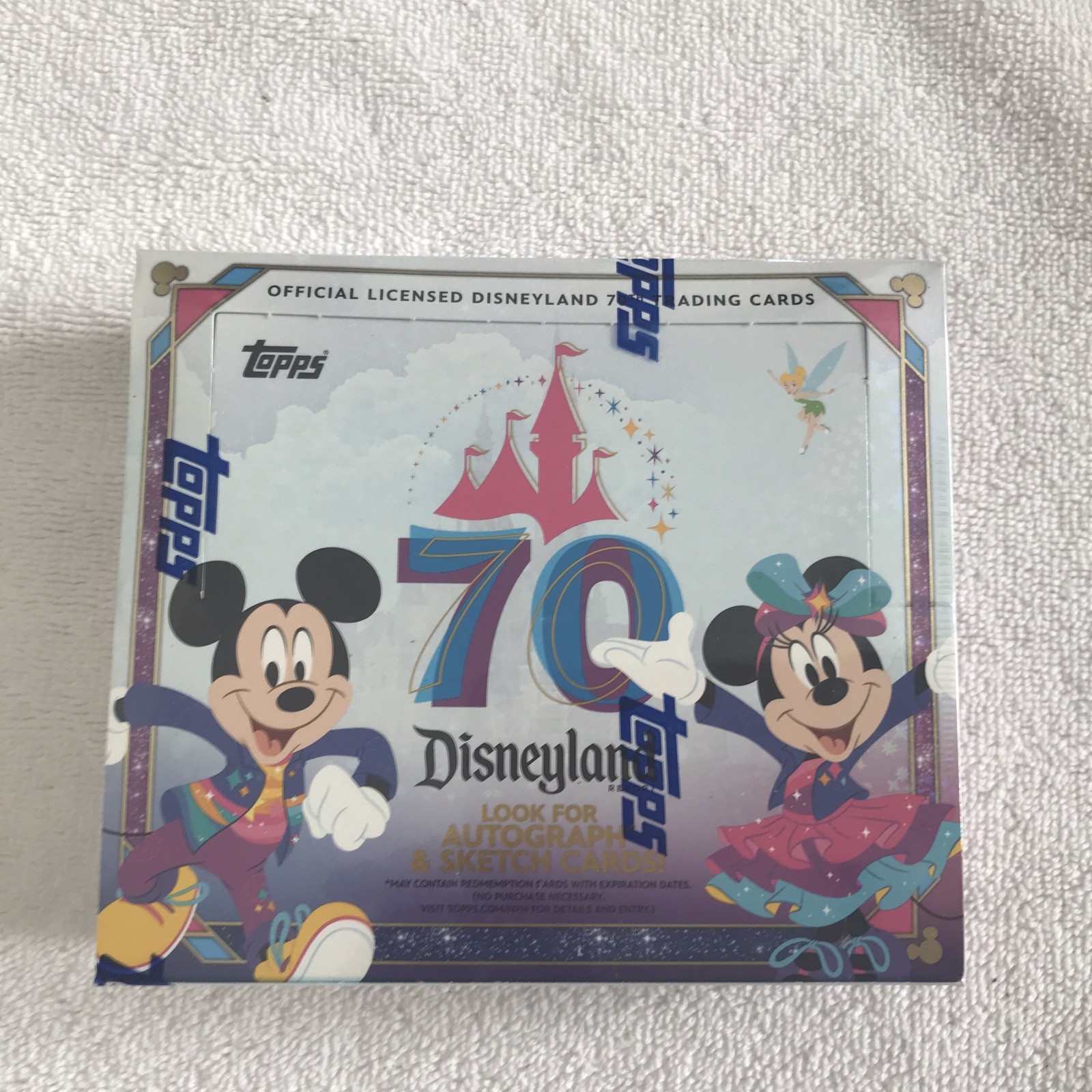 Topps Disneyland 70th Anniversary Trading Card Hobby Box - Factory Sealed