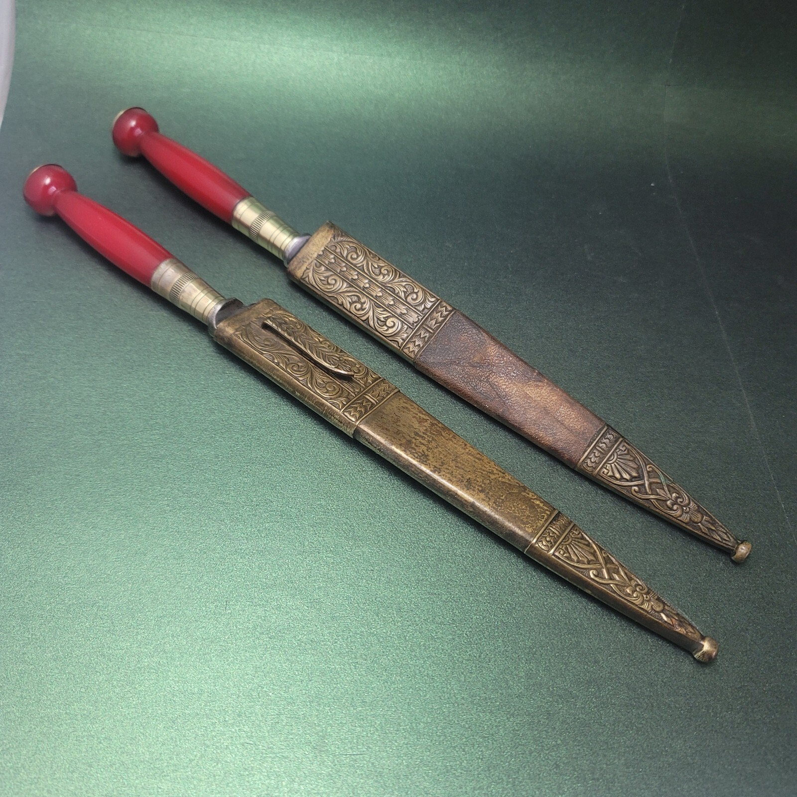 Vintage Argentina Gaucho Facon Knife Set 10