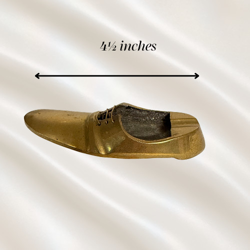 Vintage Solid Brass Shoe Ashtray, Trinket Dish, incense burner, tobacciana Vintage Solid Brass Shoe Ashtray, Trinket Dish, incense burner, tobacciana