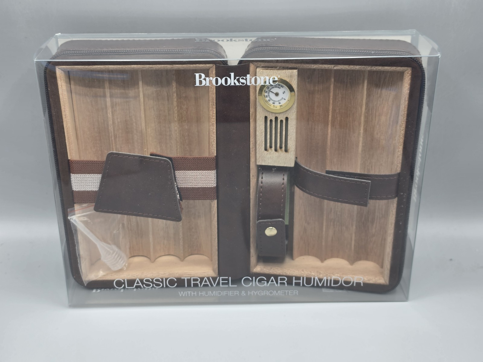 Brookstone Classic Travel Cigar Humidor