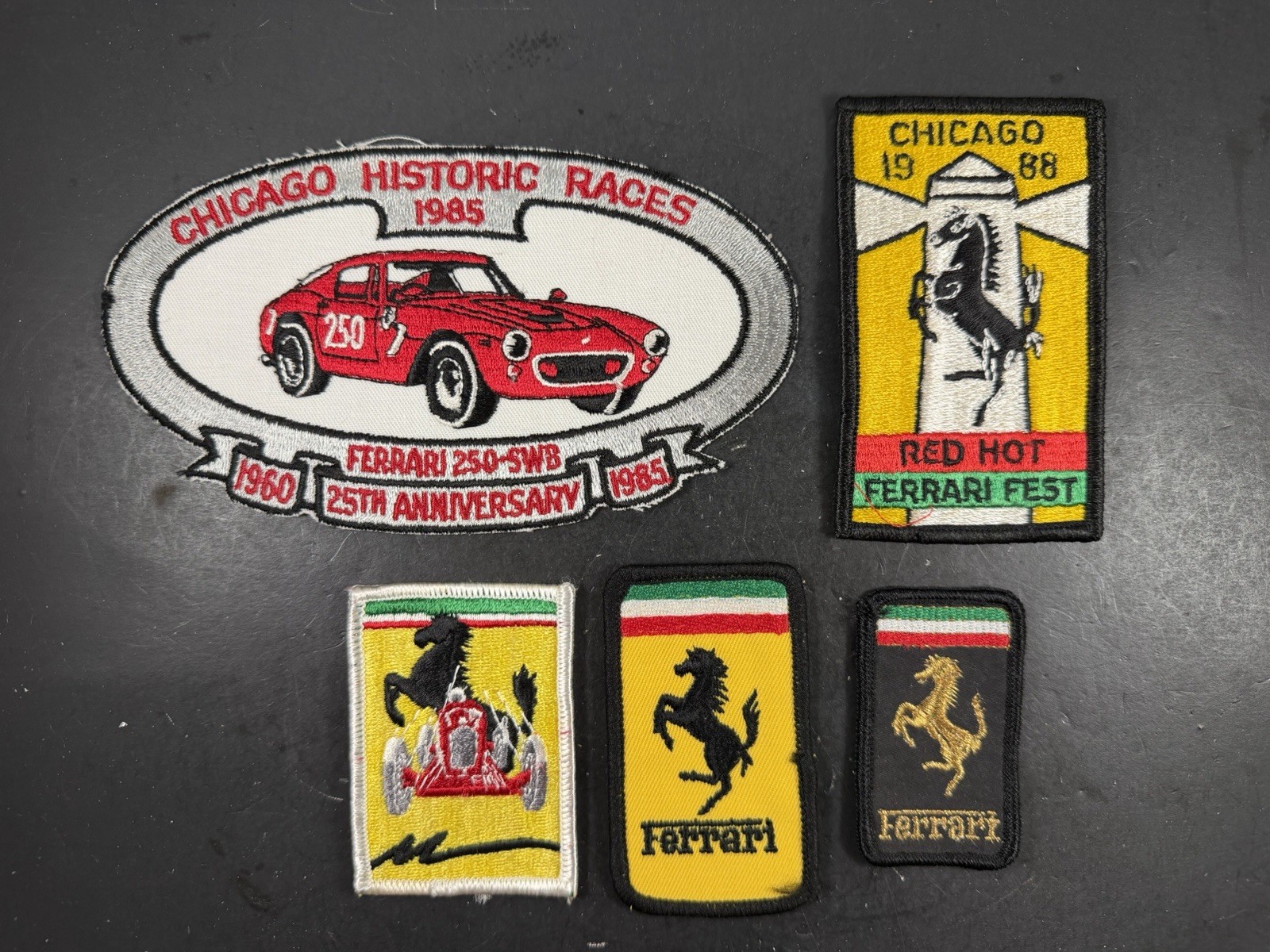 Ferrari 250, Ferrari, Ferrari Chicago Historic Races Patches 