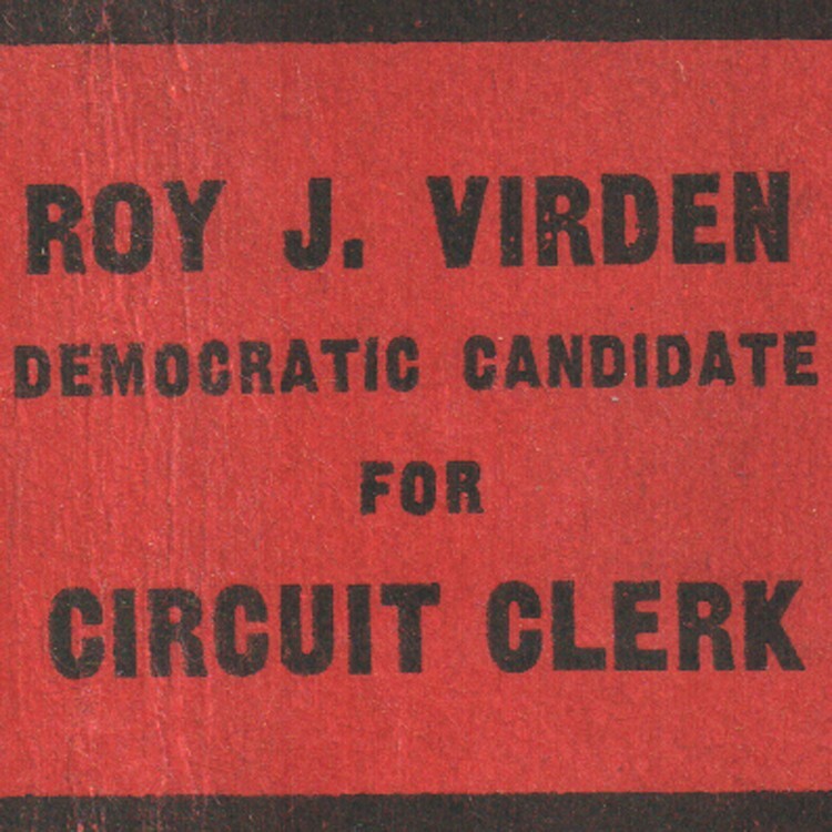 1939 Roy J Virden Circuit Clerk Court Pleasants County West Virginia Democratic 1939 Roy J Virden Circuit Clerk Court Pleasants County West Virginia Democratic