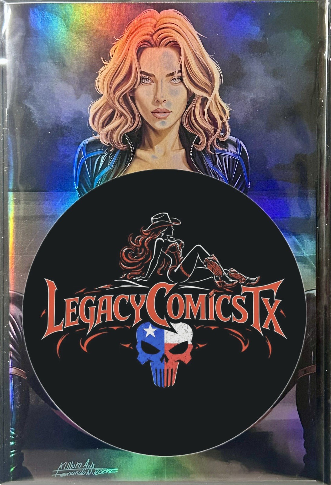 MINT FOIL* Sling Blade Comics🔥Black Widow 🔥Fernando Rocha • Cvr D F/N
