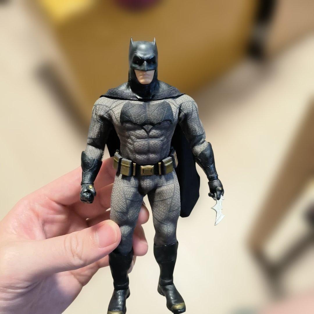MEZCO One12 Collective Batman figure custom complete includes cape