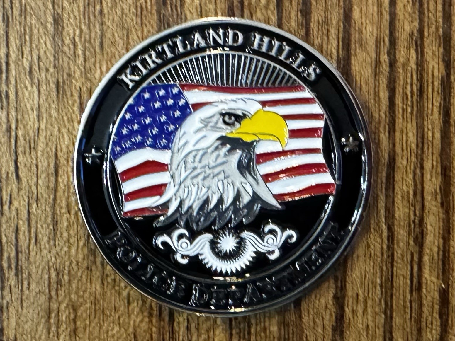 Kirtland Hills Police Department Ohio Challenge Coin OH Law Enforcement