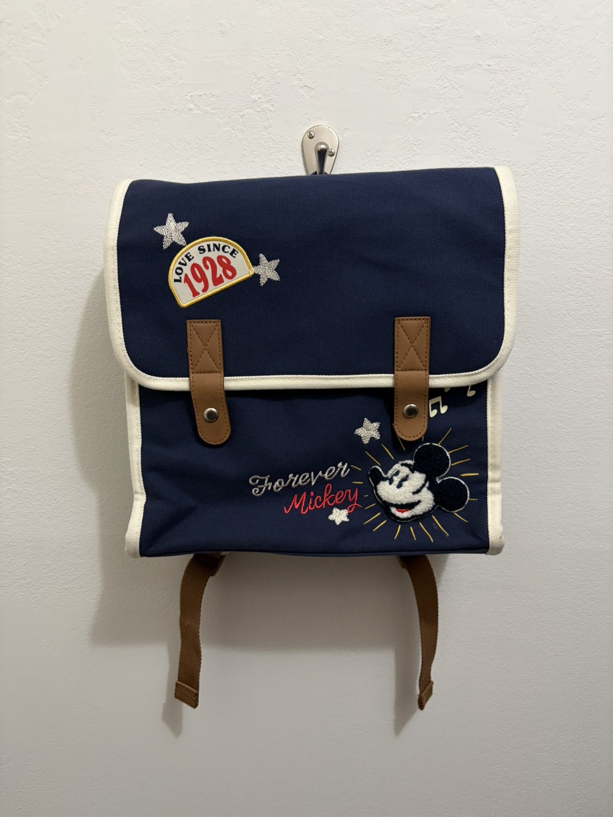 Disney Parks Forever Mickey Mouse Messenger Bag Backpack Heritage