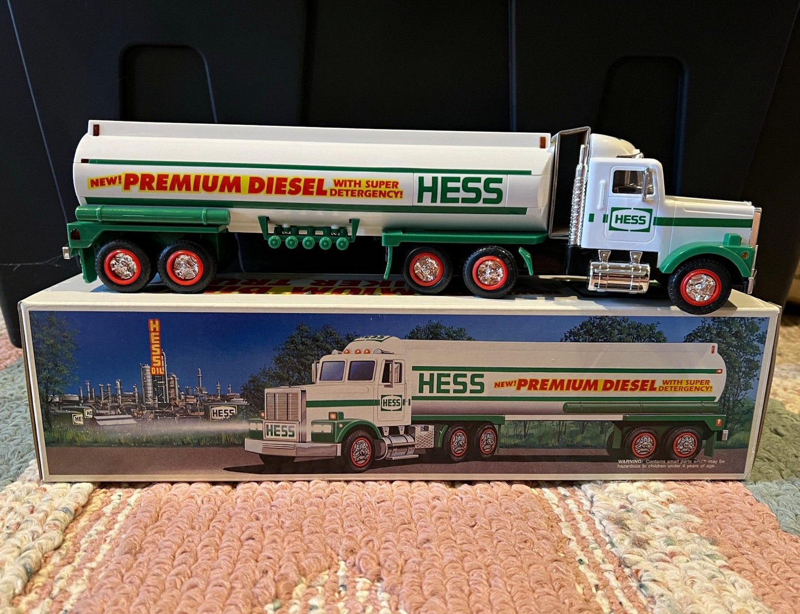 Rare Special Edition Vintage 1993 Hess Premium Diesel Tanker Toy Truck Gas & Oil Rare Special Edition Vintage 1993 Hess Premium Diesel Tanker Toy Truck Gas & Oil