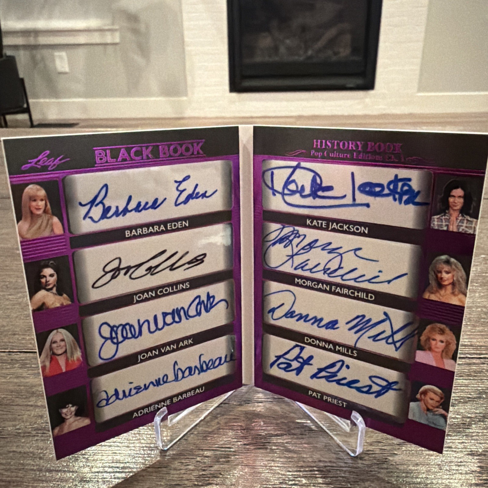 2024 Leaf Black Book auto Fairchild, collins, eden, mills, Jackson, priest 10/10 2024 Leaf Black Book auto Fairchild, collins, eden, mills, Jackson, priest 10/10
