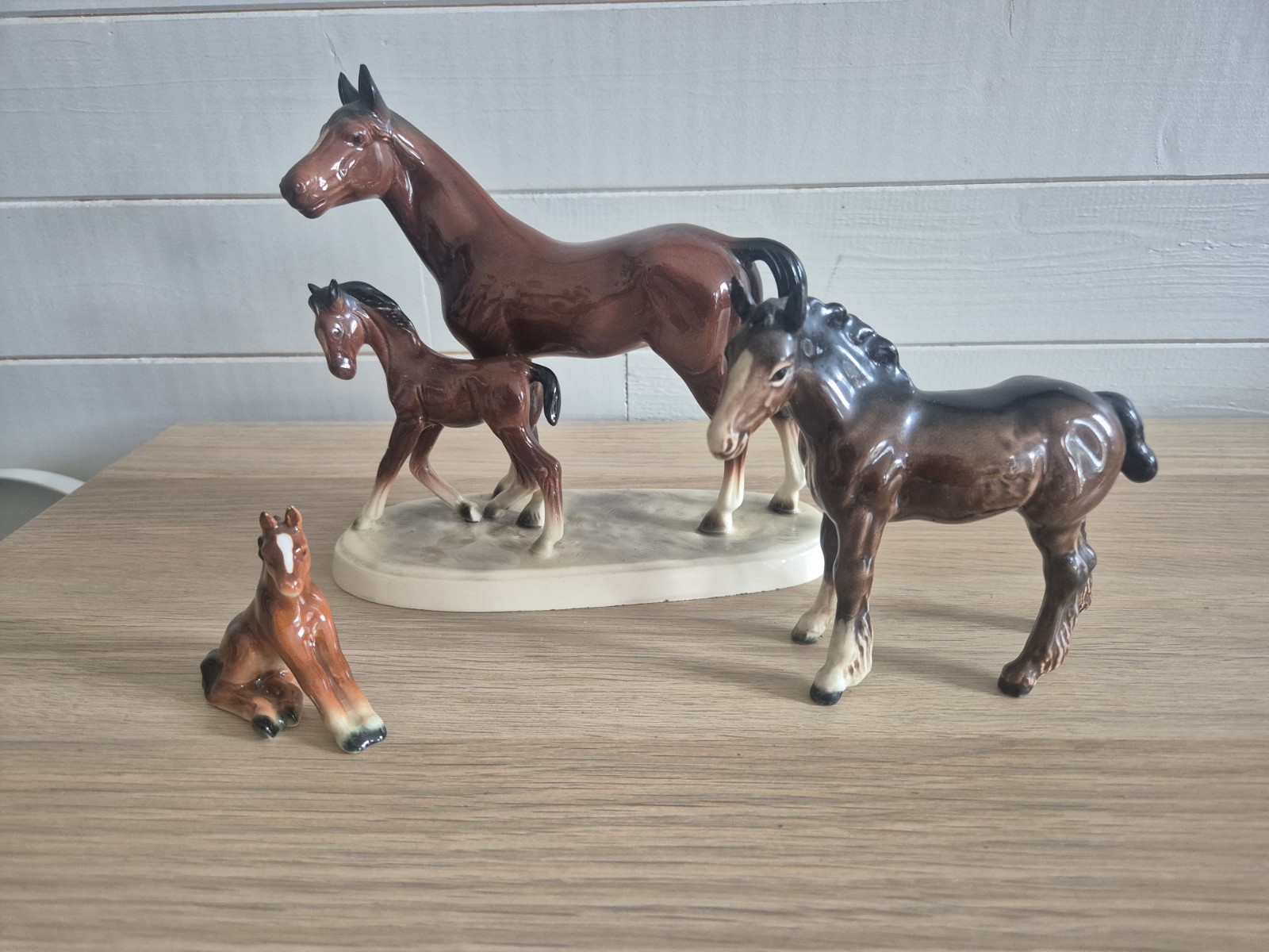 Vintage Horse Figurines Lot Hertwig Katzhutte Beswick 1053 Goebel Foals Vintage Horse Figurines Lot Hertwig Katzhutte Beswick 1053 Goebel Foals