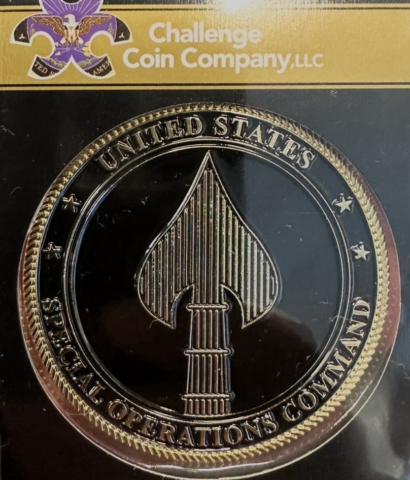 New SOCOM “Special Operation Command” CHALLENGE COIN NSW,SEAL, BUD/s