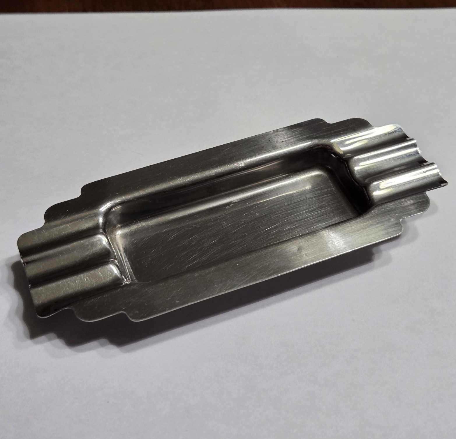 Vtg 1936 Great Lakes Exposition Republic Steel Ashtray Art Deco Enduro Stainless Vtg 1936 Great Lakes Exposition Republic Steel Ashtray Art Deco Enduro Stainless