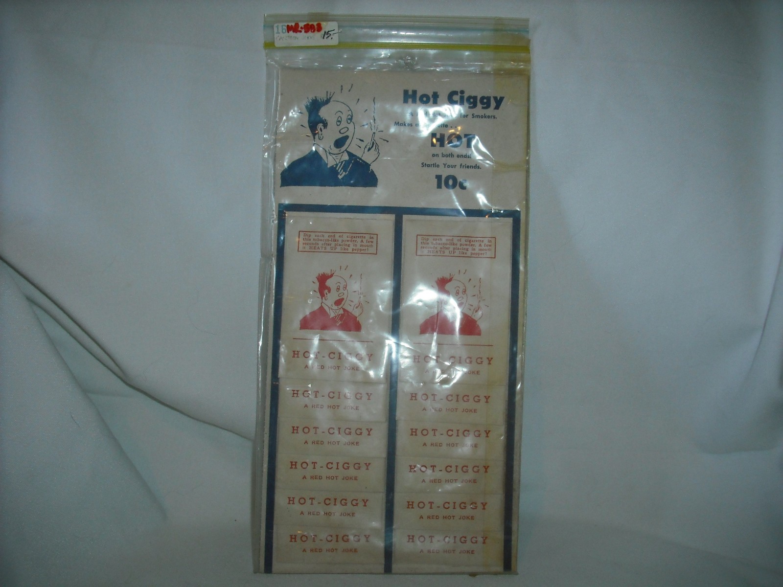 VTG 1950's HOT CIGGY MAGIC GAG NOVELTY Tricks Dime Store Display MAIL ORDER JOKE