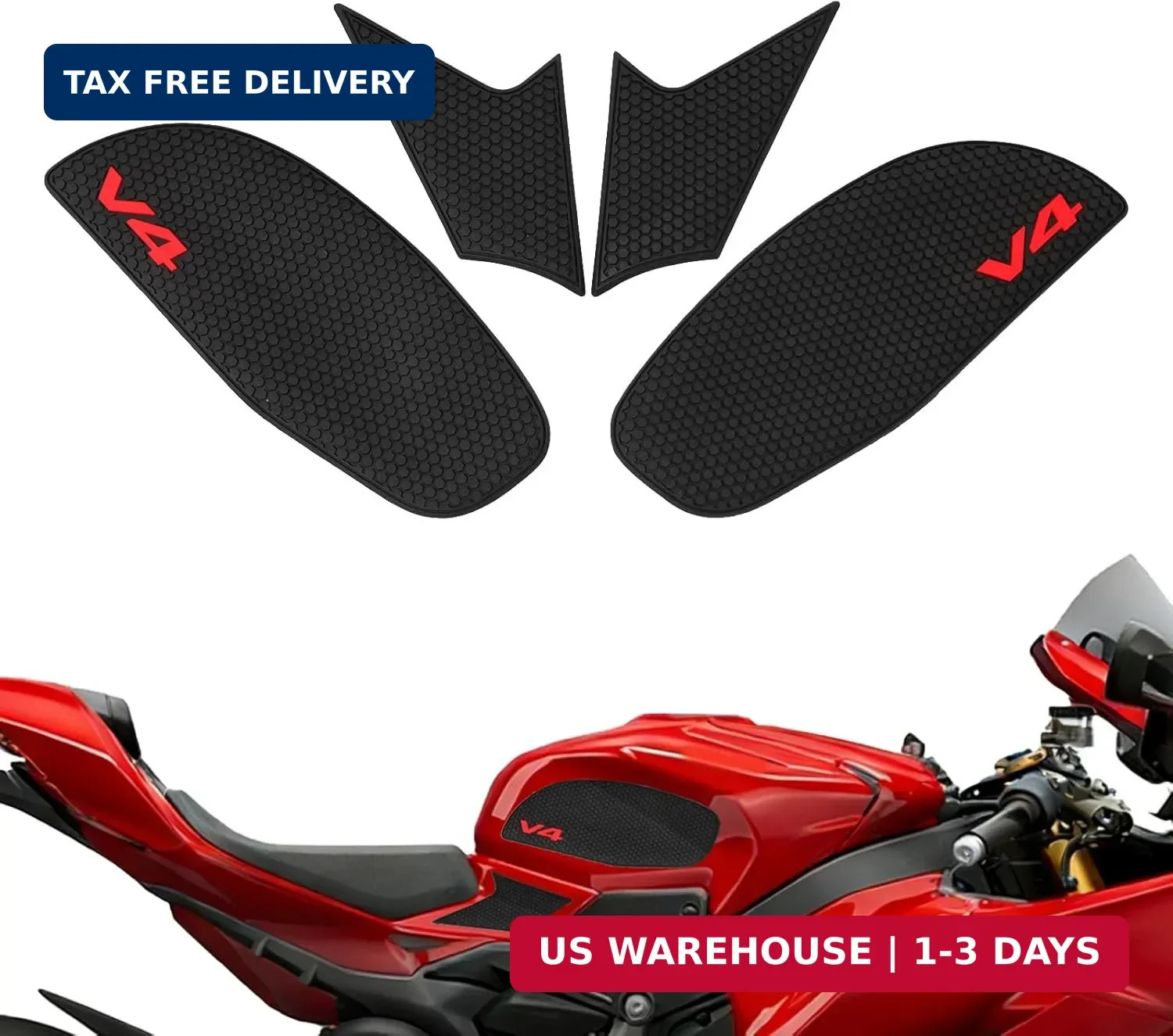 For Ducati Panigale V4 Panigale V4S /SP2 2025 Side Fuel Tank Pad Tank Pads Prote