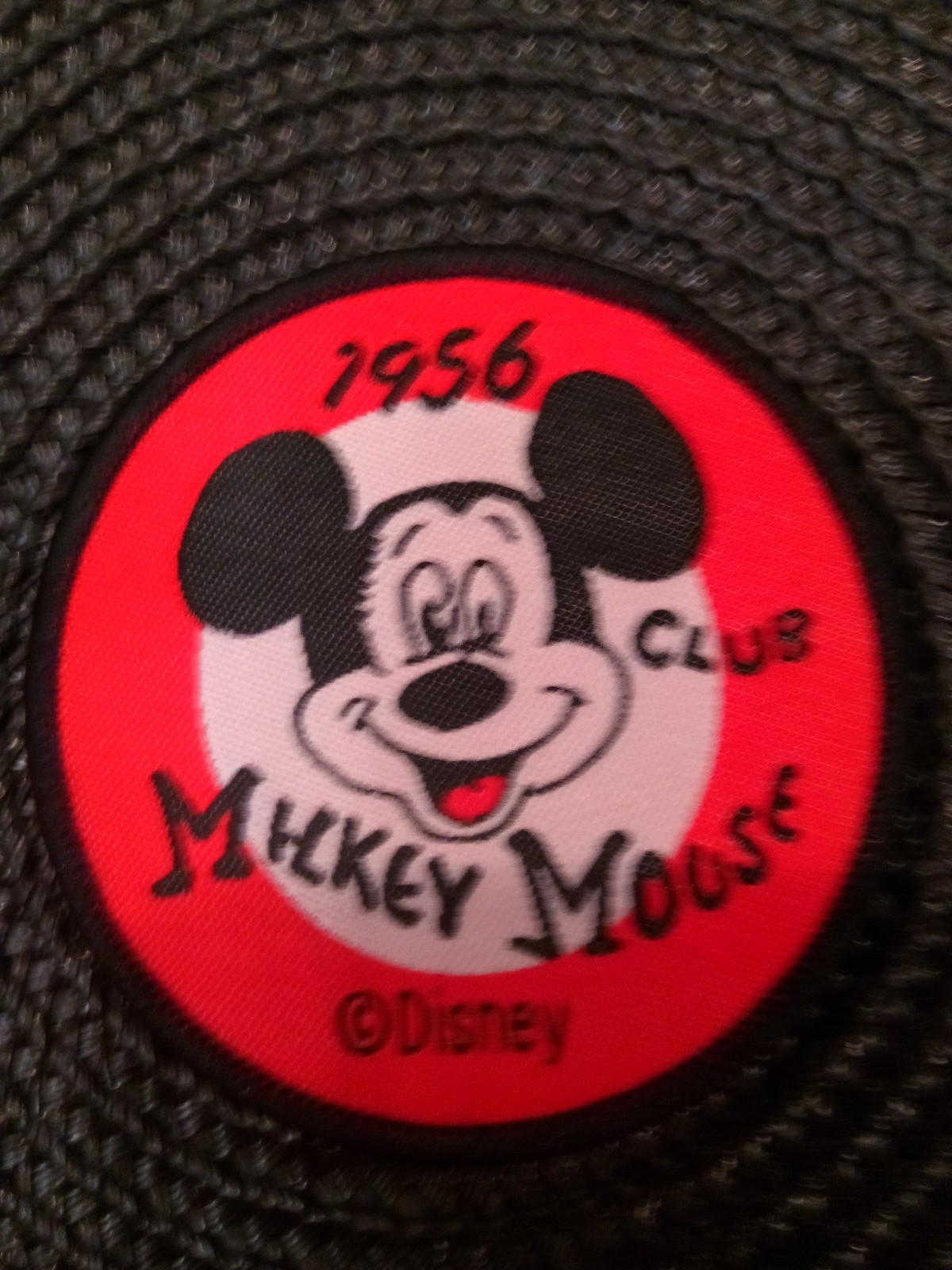 Mickey Mouse Club 1956  Sew on patch 2.5\