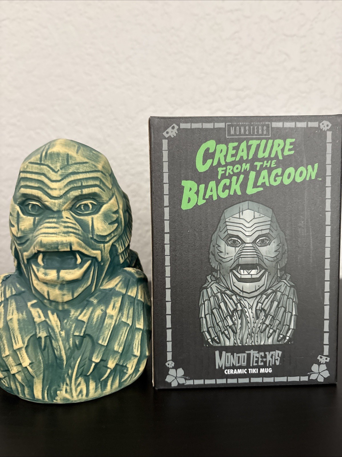 Mondo Ceramic Tiki Mug Creature From the Black Lagoon Gillman Green Variant