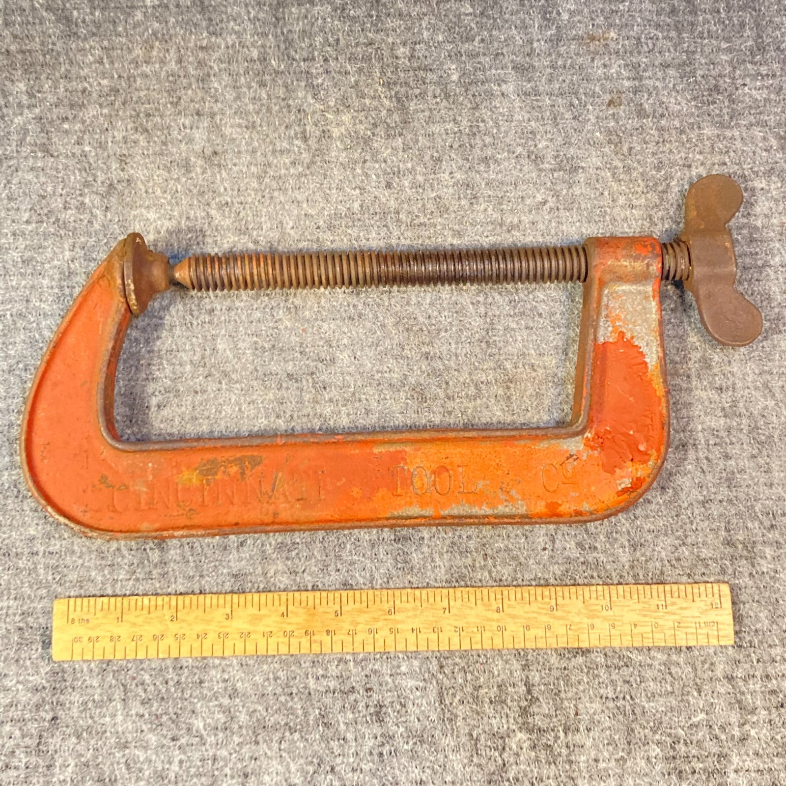 Vintage Cincinnati Tool Hargrave C Clamp 8\