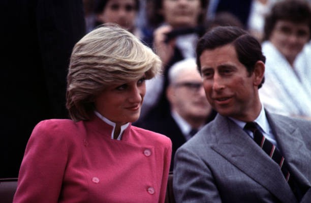 The Prince Princess Of Wales at a visit to Montague Prince Edward - Old Photo