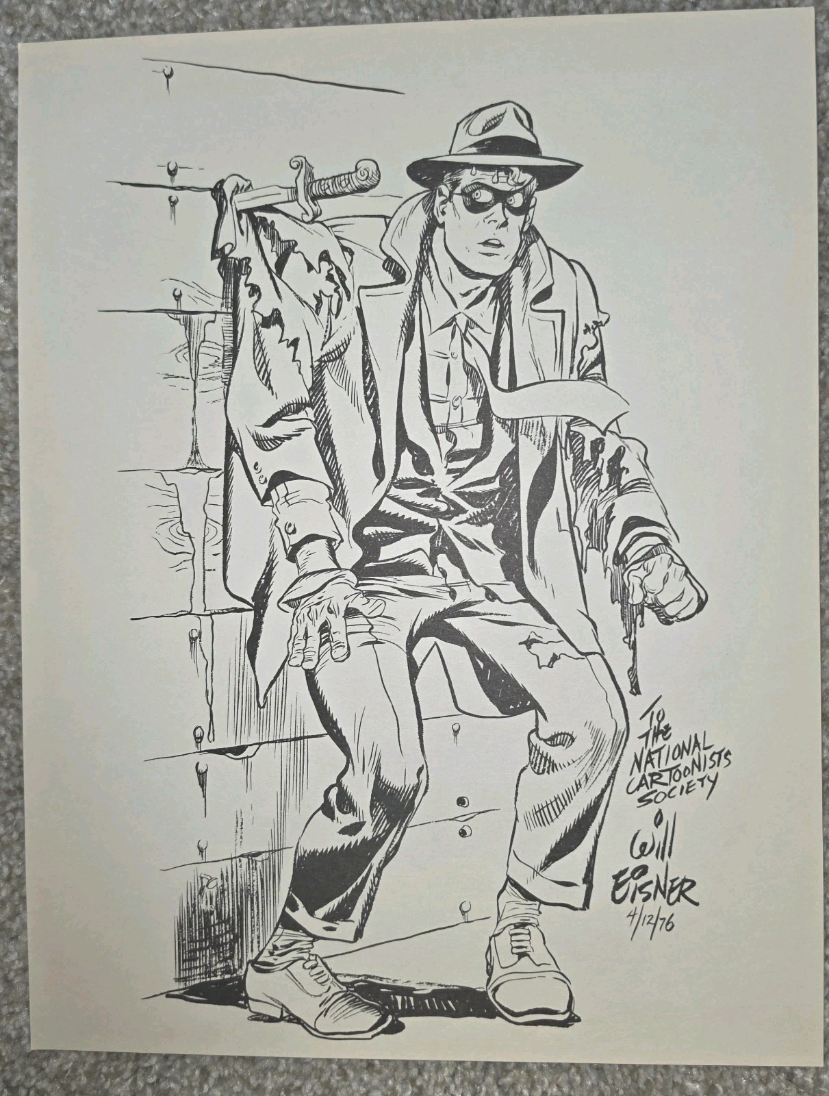 The SPIRIT Will Eisner 1976 National Cartoonist Society The SPIRIT Will Eisner 1976 National Cartoonist Society